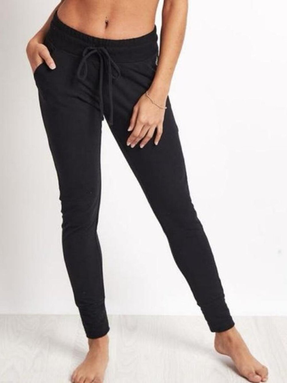 FP Movement by Free People Black Drawstring Jogger Pants